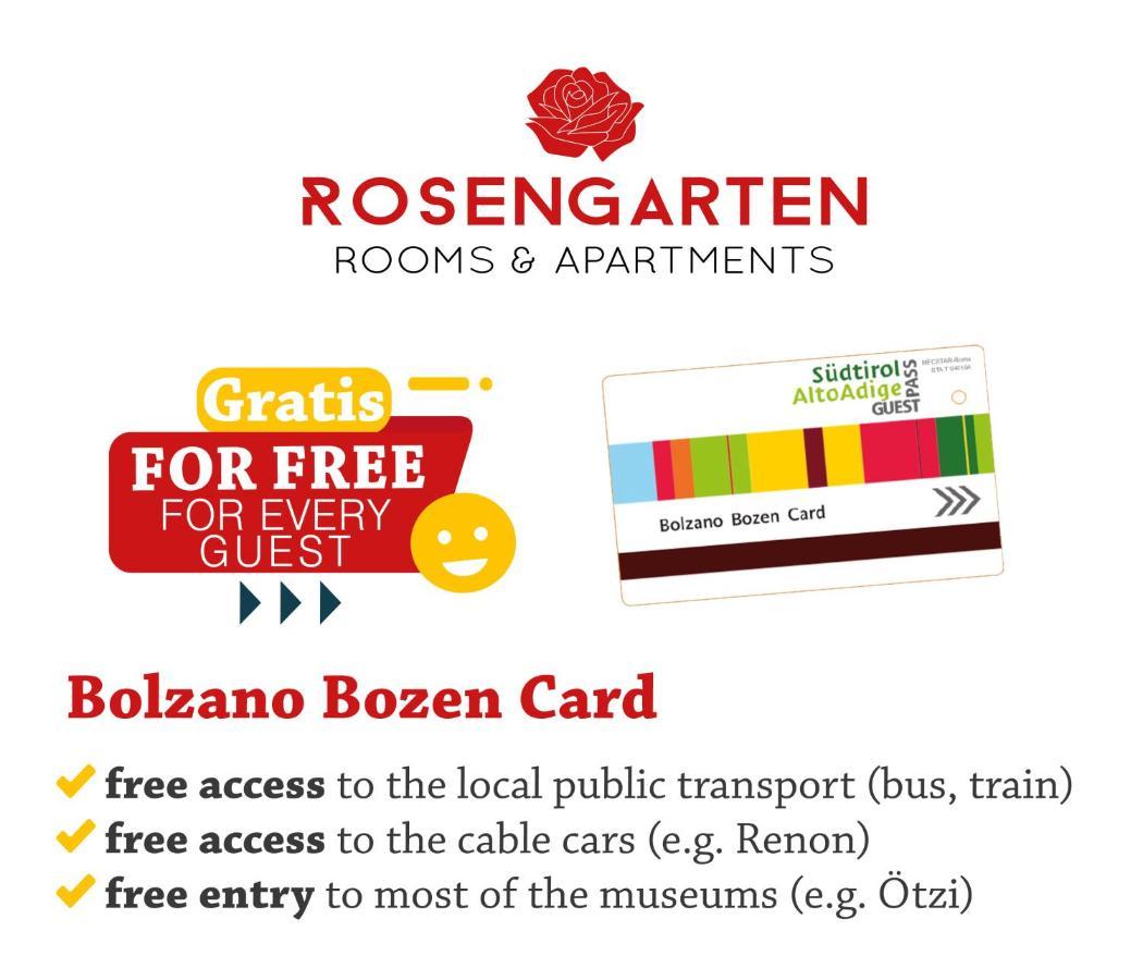 Rosengarten Rooms Bozen Buitenkant foto